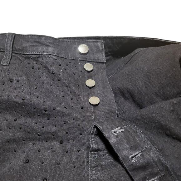 NWT Universal thread sequined jeans in black, size 20 - Picture 9 of 11
